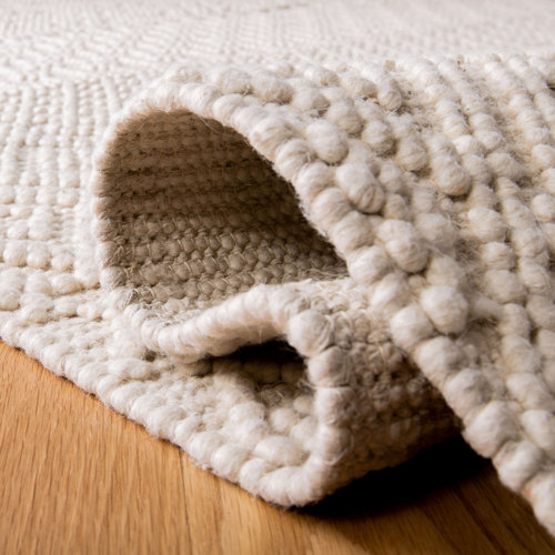 Langley Street Aldeline Handmade Flatweave Wool Ivory Rug & Reviews